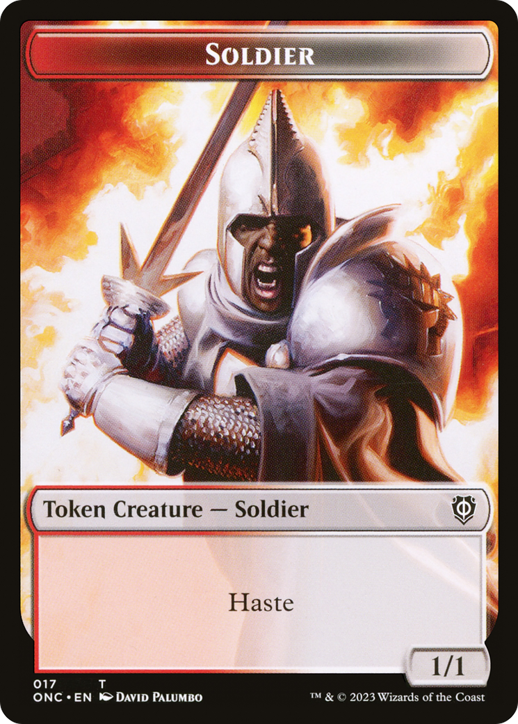 Copy // Soldier Double-Sided Token (Surge Foil) [Marvel Super Heroes Commander Tokens] | Game Master's Emporium (The New GME)