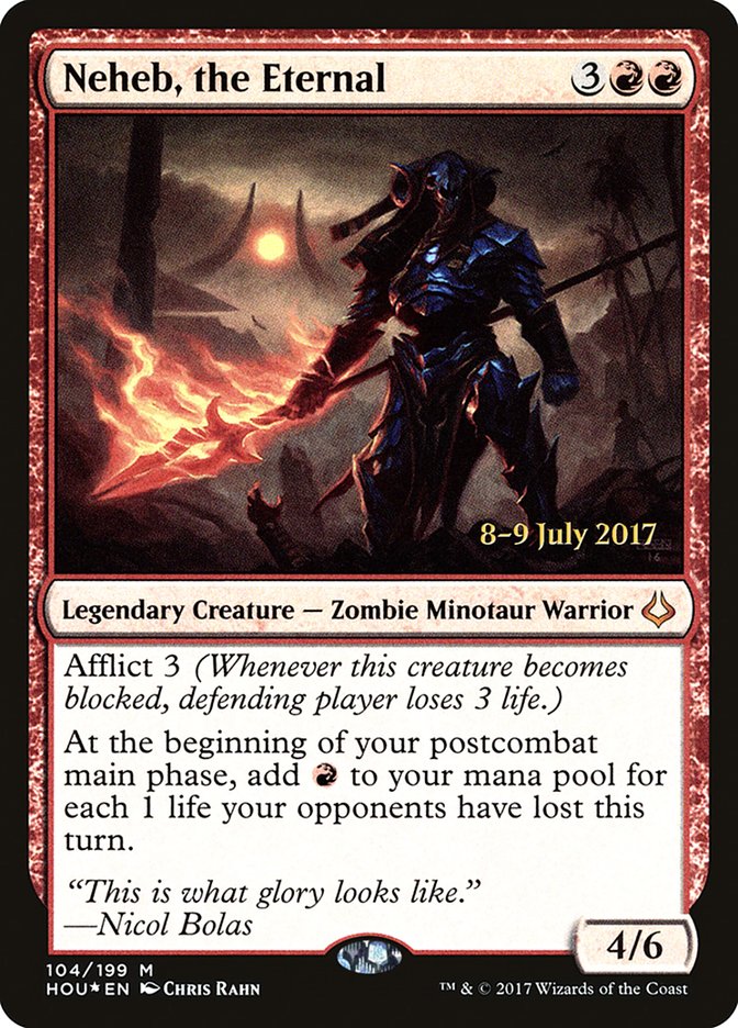 Neheb, the Eternal [Hour of Devastation Prerelease Promos] | Game Master's Emporium (The New GME)