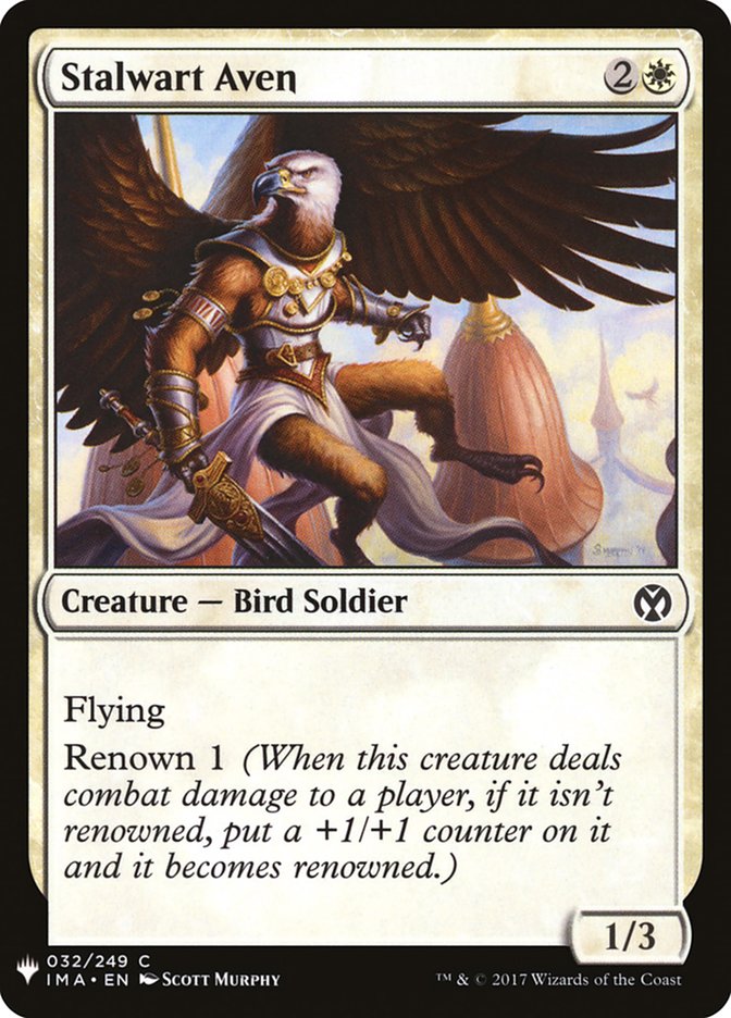 Stalwart Aven [Mystery Booster] | Game Master's Emporium (The New GME)