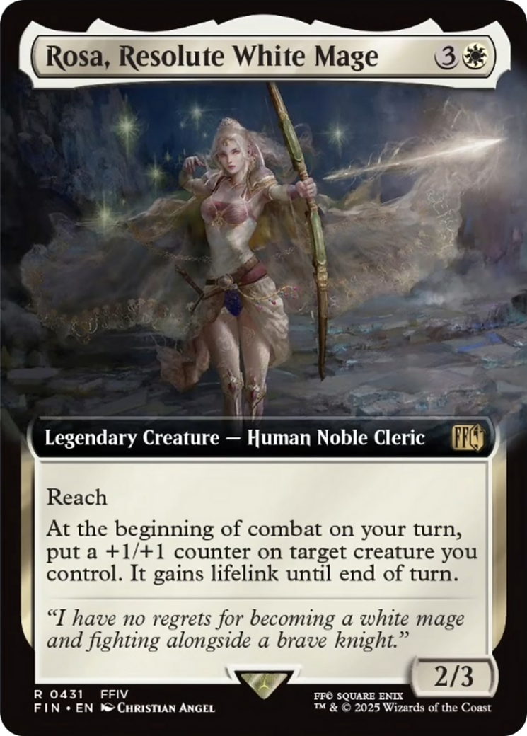 Rosa, Resolute White Mage (Extended Art) [FINAL FANTASY] | Game Master's Emporium (The New GME)