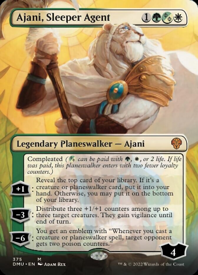 Ajani, Sleeper Agent (Borderless) (375) [Dominaria United] | Game Master's Emporium (The New GME)