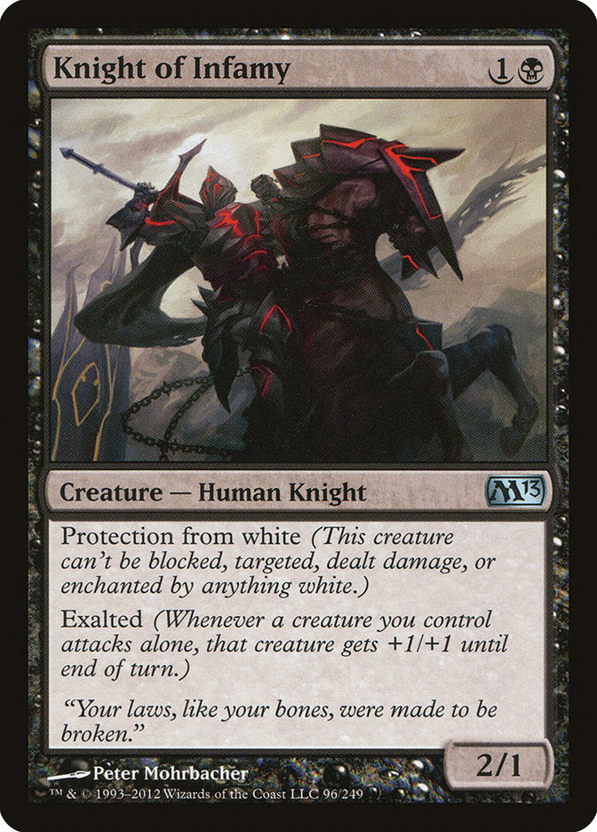 Knight of Infamy [Magic 2013] | Game Master's Emporium (The New GME)
