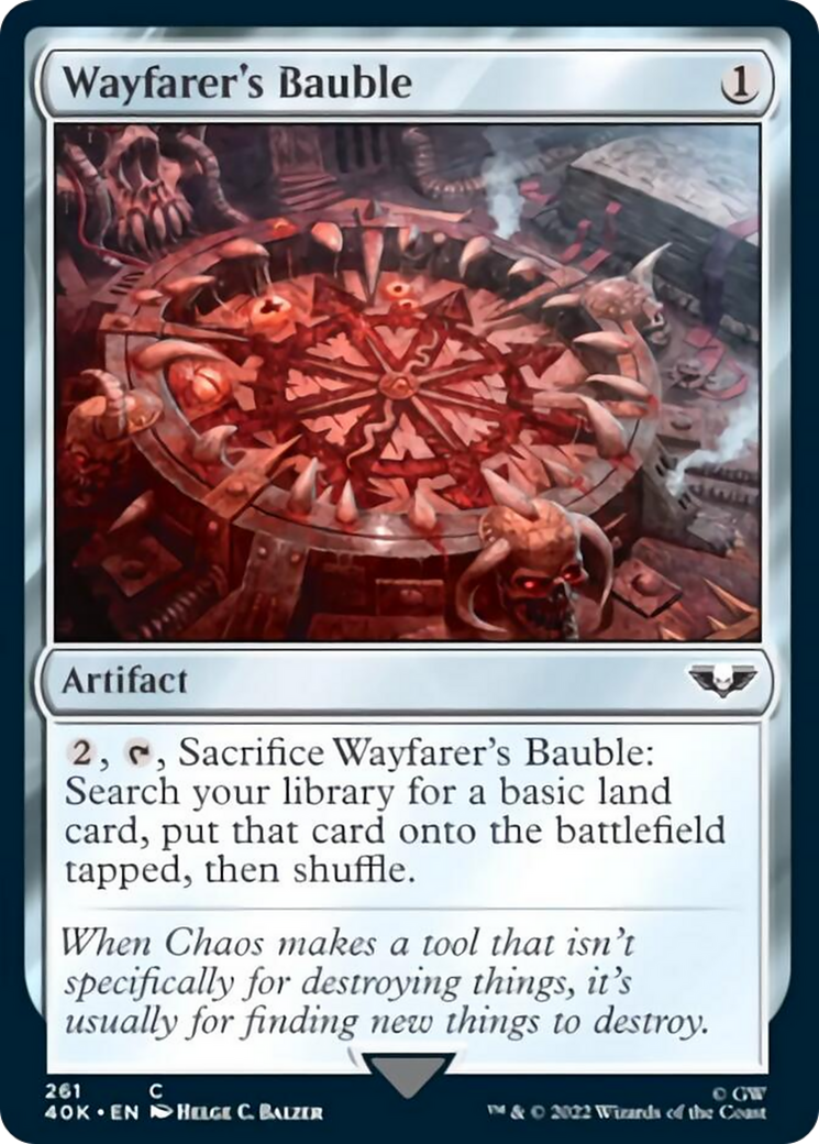 Wayfarer's Bauble (261) (Surge Foil) [Warhammer 40,000] | Game Master's Emporium (The New GME)