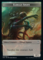 Eldrazi Spawn // Human Double-Sided Token [Streets of New Capenna Commander Tokens] | Game Master's Emporium (The New GME)