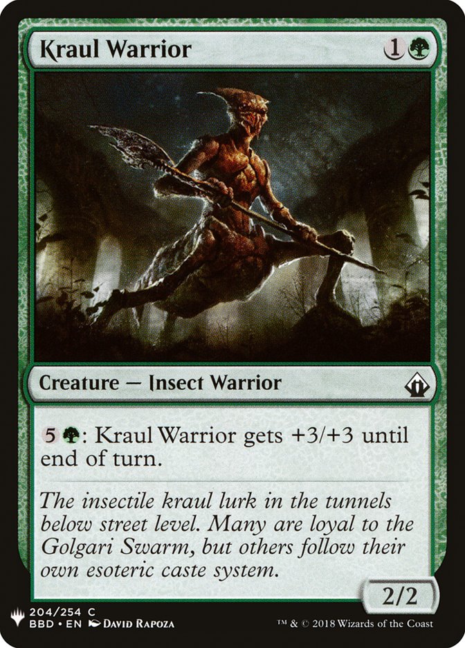 Kraul Warrior [Mystery Booster] | Game Master's Emporium (The New GME)