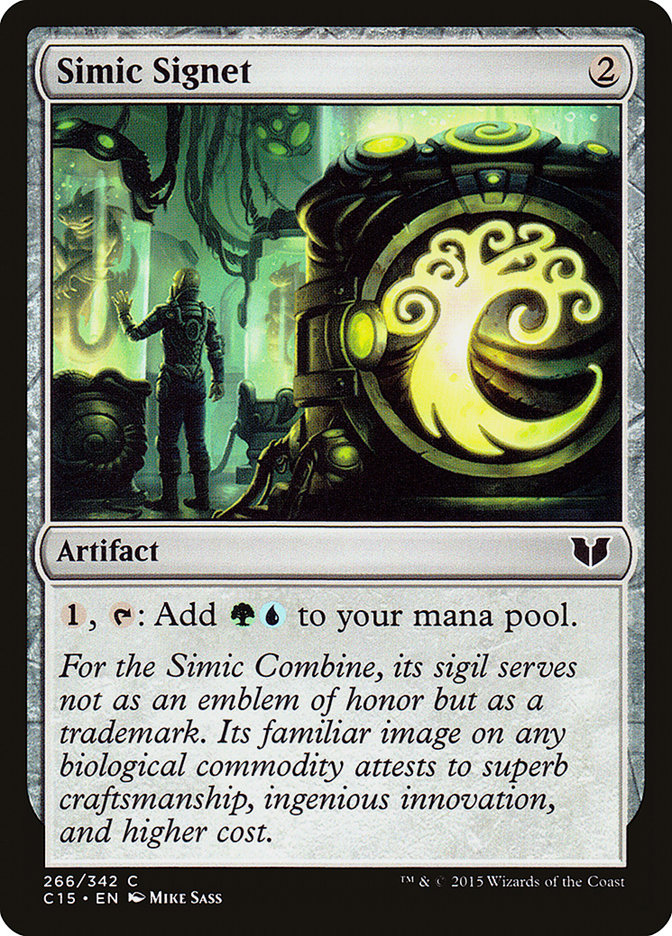 Simic Signet [Commander 2015] | Game Master's Emporium (The New GME)