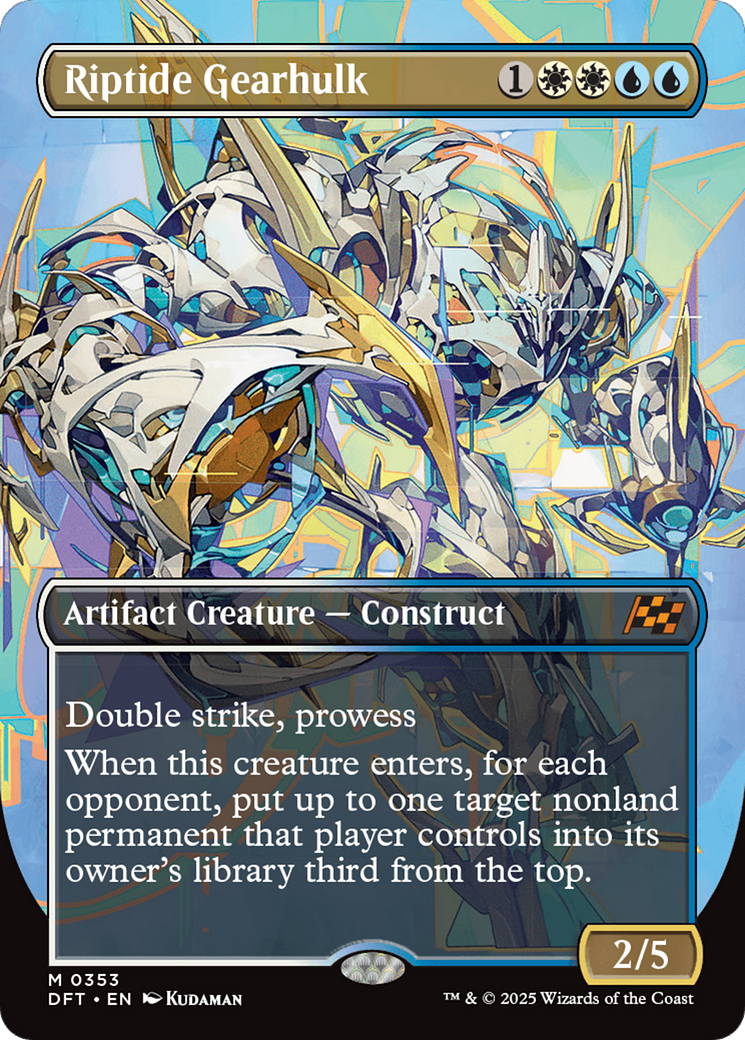 Riptide Gearhulk (Borderless) [Aetherdrift] | Game Master's Emporium (The New GME)