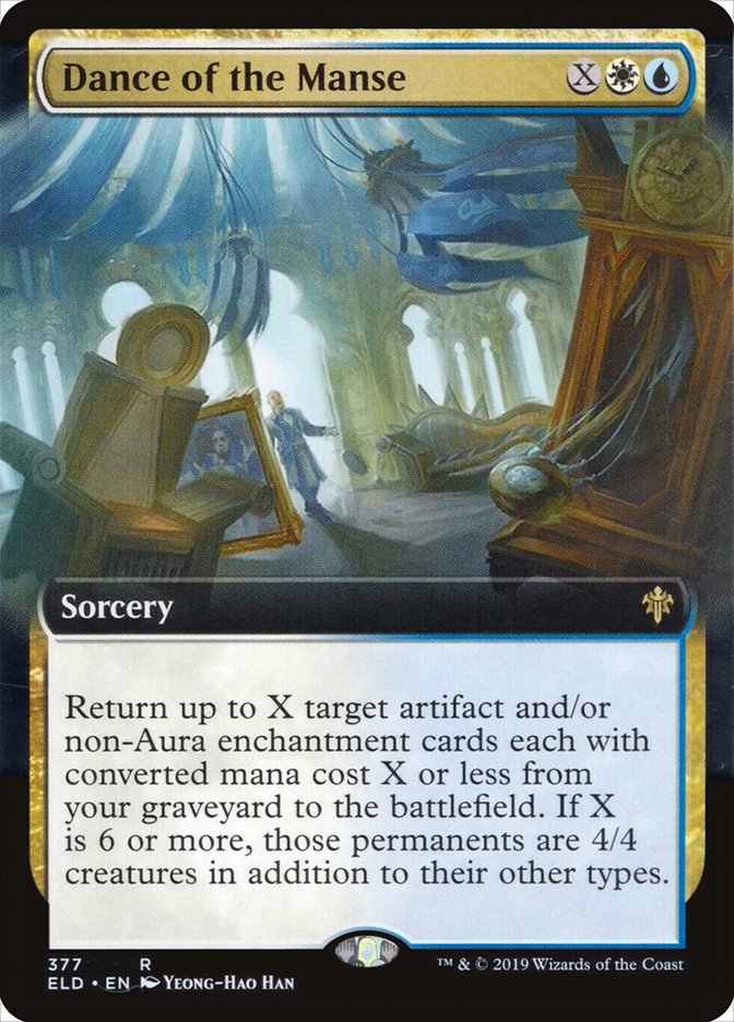 Dance of the Manse (Extended Art) [Throne of Eldraine] | Game Master's Emporium (The New GME)