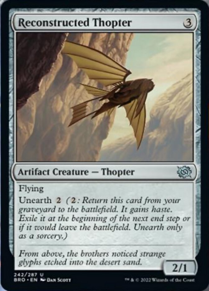 Reconstructed Thopter [The Brothers' War] | Game Master's Emporium (The New GME)