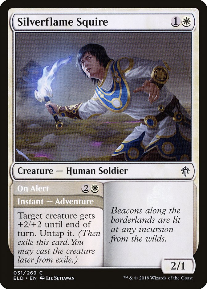 Silverflame Squire // On Alert [Throne of Eldraine] | Game Master's Emporium (The New GME)