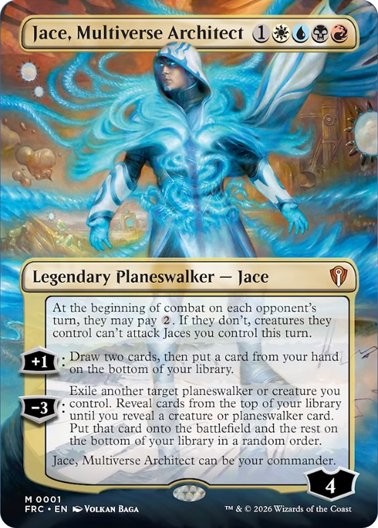 Jace, Multiverse Architect (Borderless) [Reality Fracture Commander] | Game Master's Emporium (The New GME)