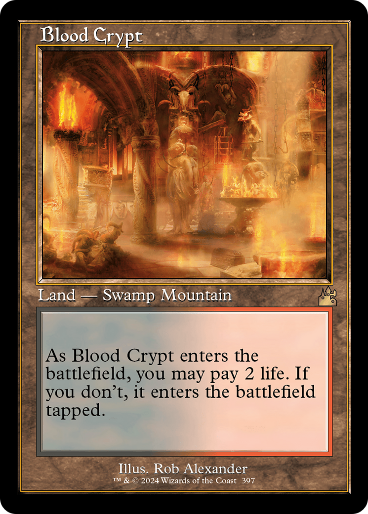 Blood Crypt (Retro) [Ravnica Remastered] | Game Master's Emporium (The New GME)