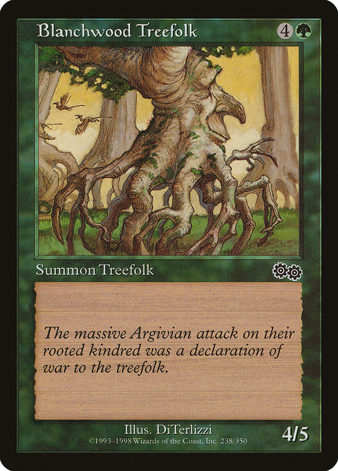 Blanchwood Treefolk [Urza's Saga] | Game Master's Emporium (The New GME)