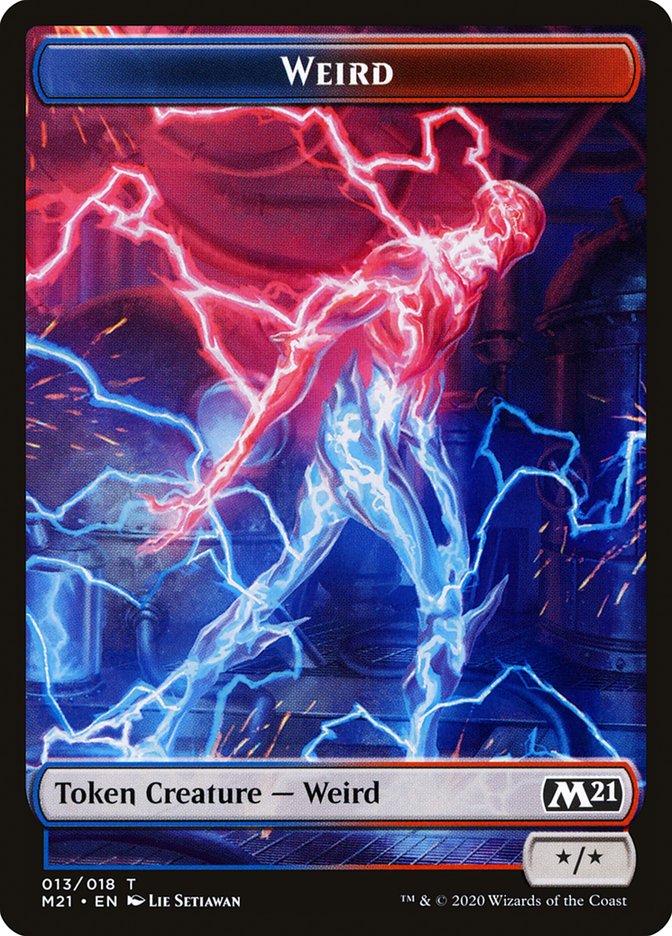 Angel // Weird Double-Sided Token [Core Set 2021 Tokens] | Game Master's Emporium (The New GME)