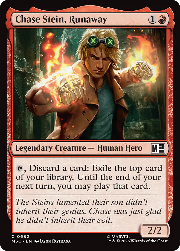 Chase Stein, Runaway [Marvel Super Heroes Commander] | Game Master's Emporium (The New GME)