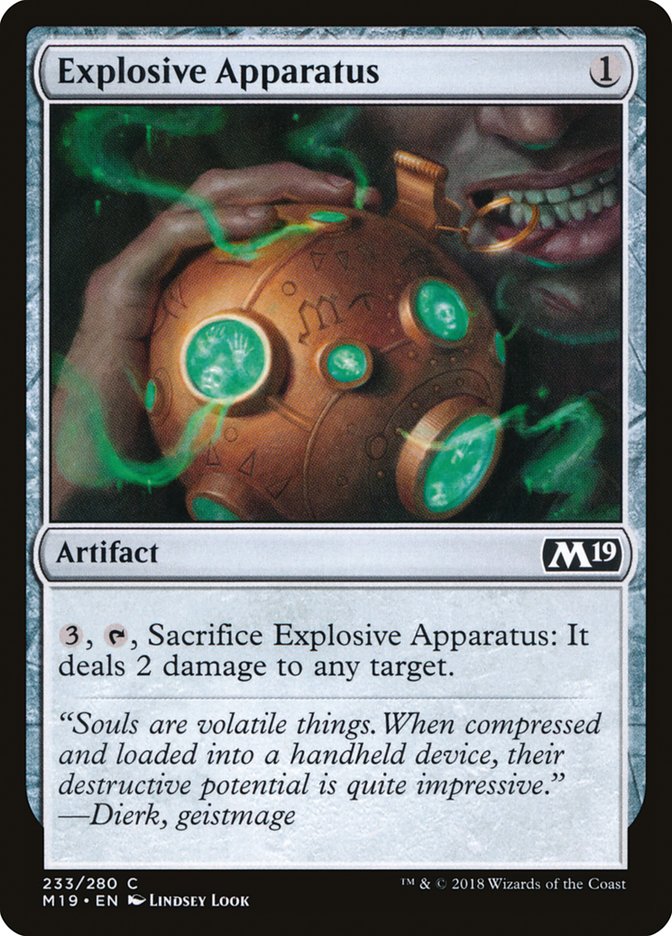 Explosive Apparatus [Core Set 2019] | Game Master's Emporium (The New GME)