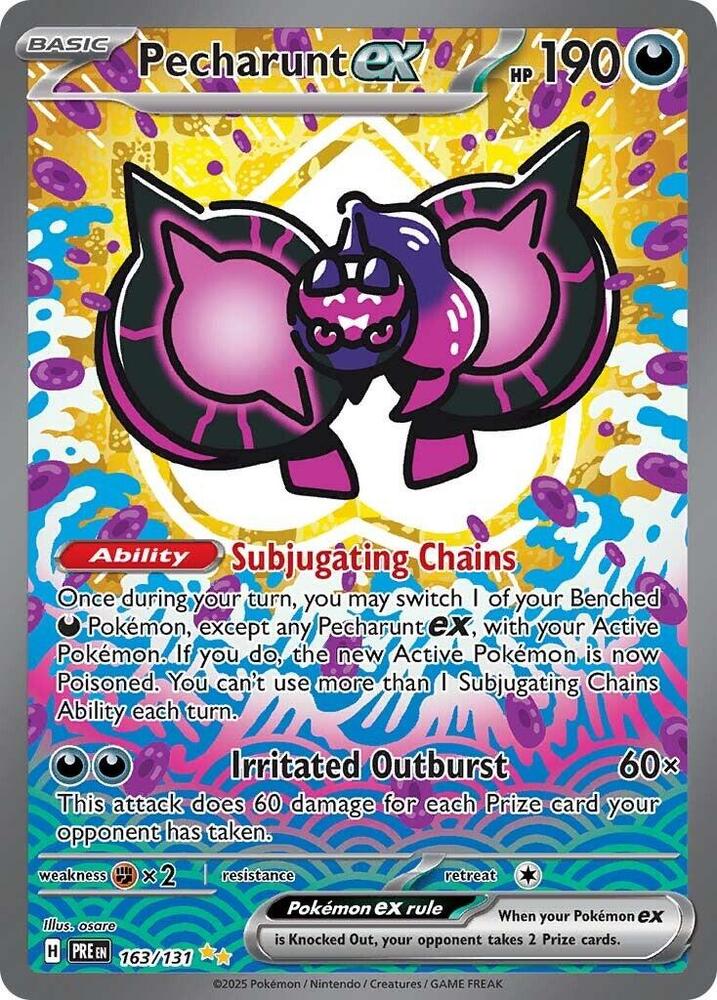 Pecharunt ex (163/131) [Scarlet & Violet: Prismatic Evolutions] | Game Master's Emporium (The New GME)