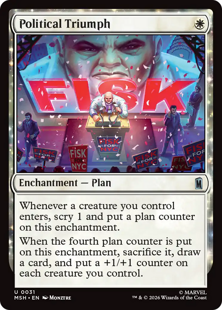 Political Triumph [Marvel Super Heroes] | Game Master's Emporium (The New GME)