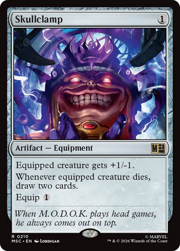 Skullclamp (Surge Foil) [Marvel Super Heroes Commander] | Game Master's Emporium (The New GME)