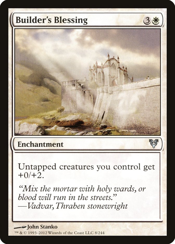 Builder's Blessing [Avacyn Restored] | Game Master's Emporium (The New GME)