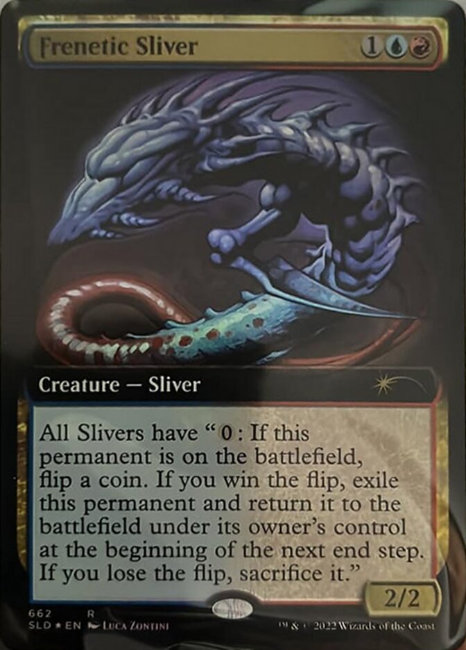Frenetic Sliver (Extended Art) [Secret Lair Drop Promos] | Game Master's Emporium (The New GME)