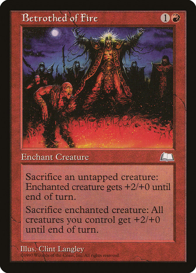 Betrothed of Fire [Weatherlight] | Game Master's Emporium (The New GME)