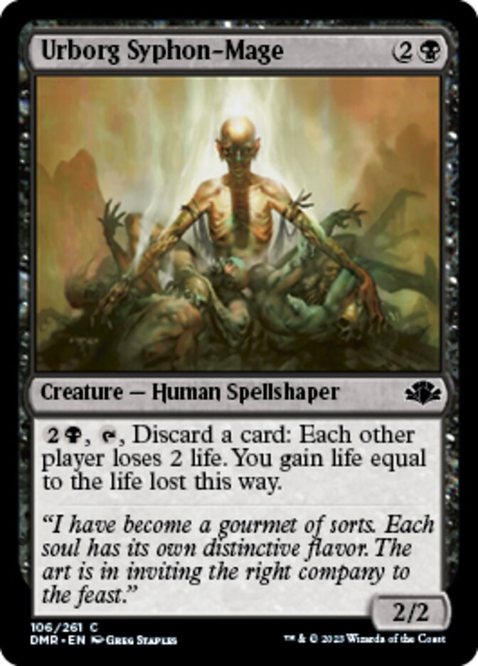 Urborg Syphon-Mage [Dominaria Remastered] | Game Master's Emporium (The New GME)