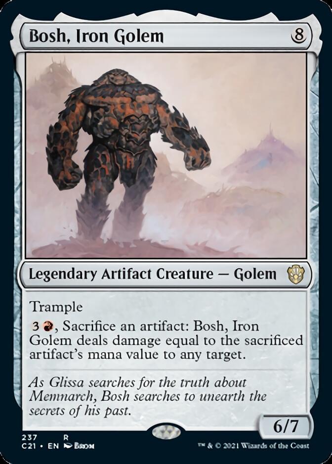Bosh, Iron Golem [Commander 2021] | Game Master's Emporium (The New GME)
