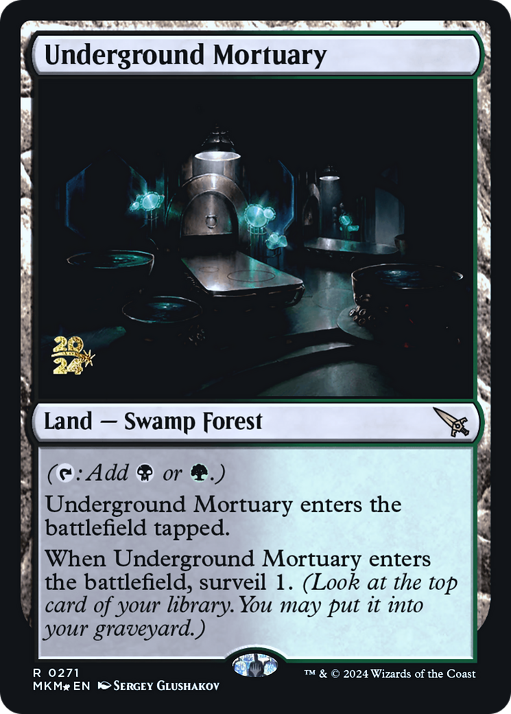 Underground Mortuary [Murders at Karlov Manor Prerelease Promos] | Game Master's Emporium (The New GME)