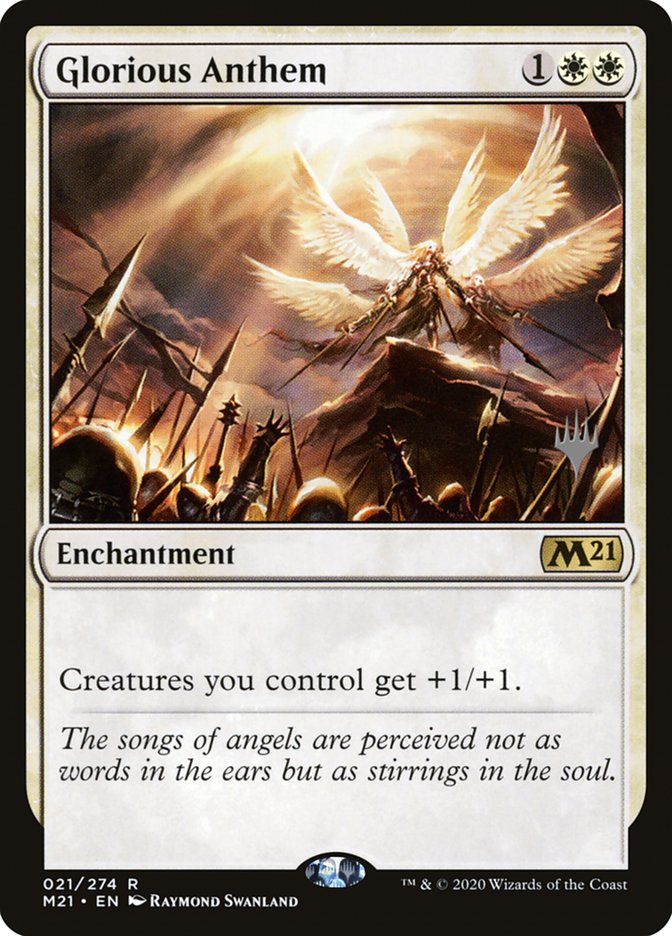 Glorious Anthem (Promo Pack) [Core Set 2021 Promos] | Game Master's Emporium (The New GME)