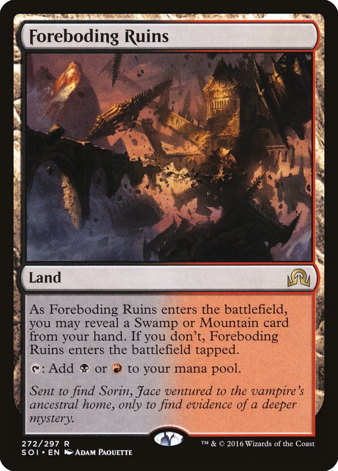 Foreboding Ruins [Shadows over Innistrad] | Game Master's Emporium (The New GME)