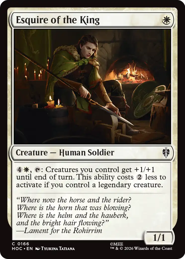 Esquire of the King [The Hobbit: Eternal-Legal] | Game Master's Emporium (The New GME)