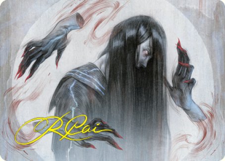 Clawing Torment Art Card (Gold-Stamped Signature) [Kamigawa: Neon Dynasty Art Series] | Game Master's Emporium (The New GME)