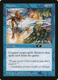 Dissipate (4th Place) (Oversized) [Oversize Cards] | Game Master's Emporium (The New GME)