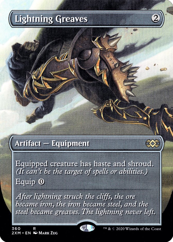 Lightning Greaves (Toppers) [Double Masters] | Game Master's Emporium (The New GME)