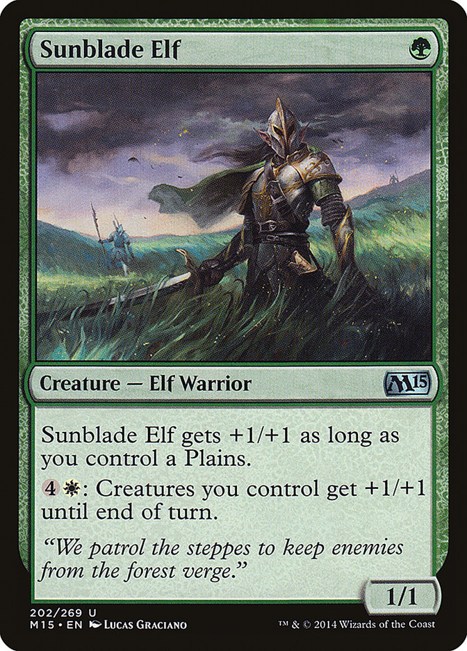 Sunblade Elf [Magic 2015] | Game Master's Emporium (The New GME)