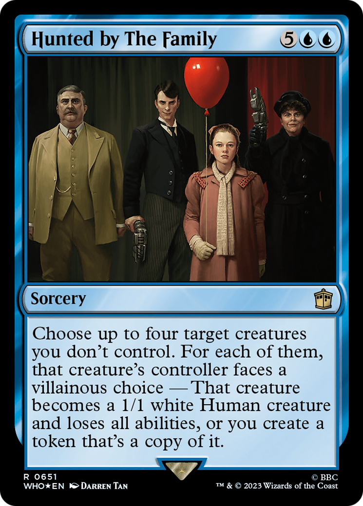 Hunted by The Family (Surge Foil) [Doctor Who] | Game Master's Emporium (The New GME)