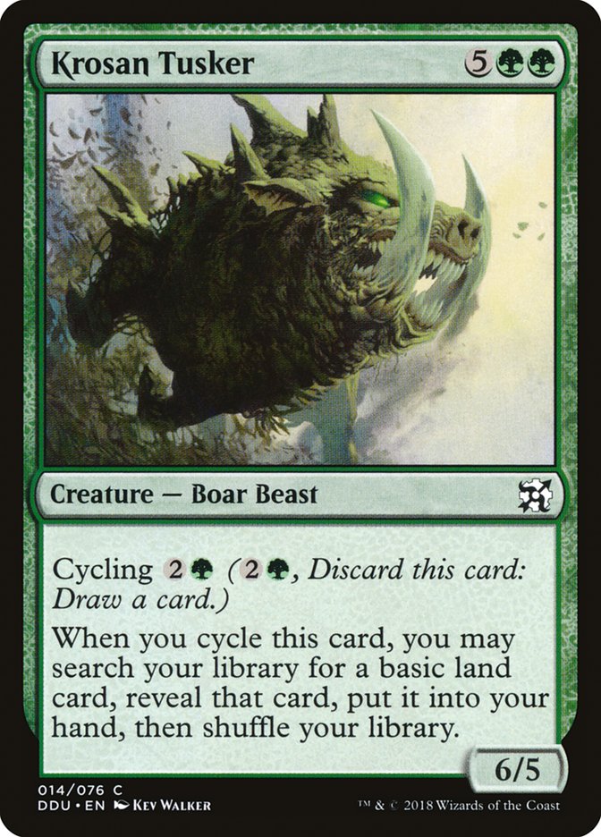 Krosan Tusker [Duel Decks: Elves vs. Inventors] | Game Master's Emporium (The New GME)