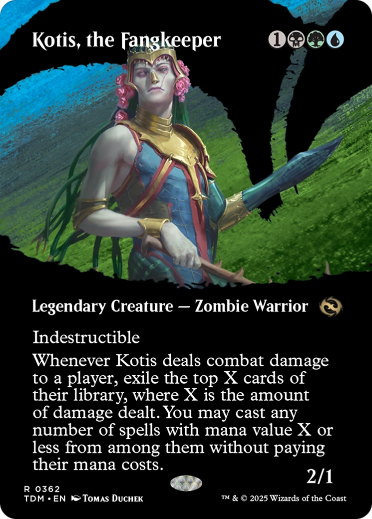 Kotis, the Fangkeeper (Borderless) [Tarkir: Dragonstorm] | Game Master's Emporium (The New GME)