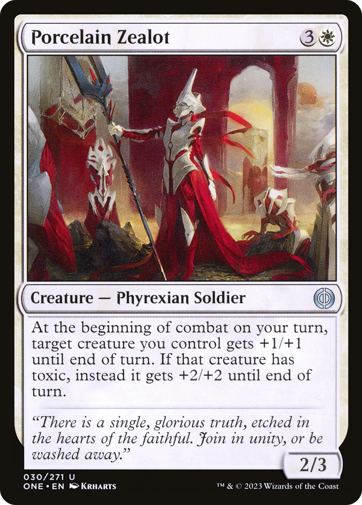 Porcelain Zealot [Phyrexia: All Will Be One] | Game Master's Emporium (The New GME)