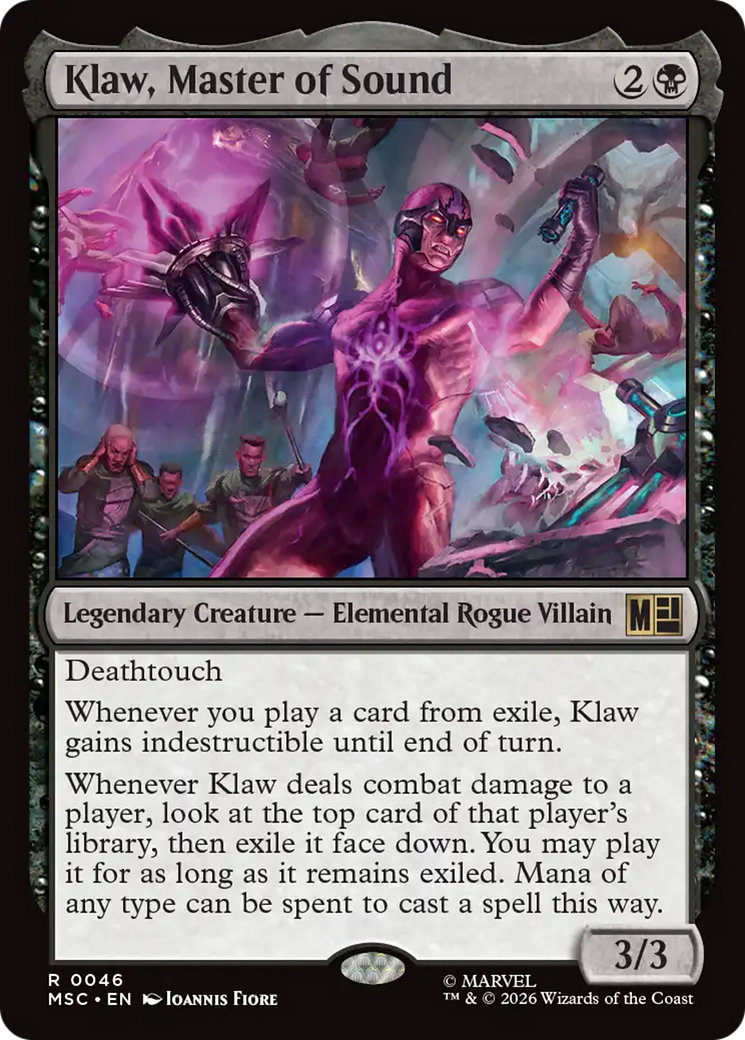 Klaw, Master of Sound [Marvel Super Heroes Commander] | Game Master's Emporium (The New GME)