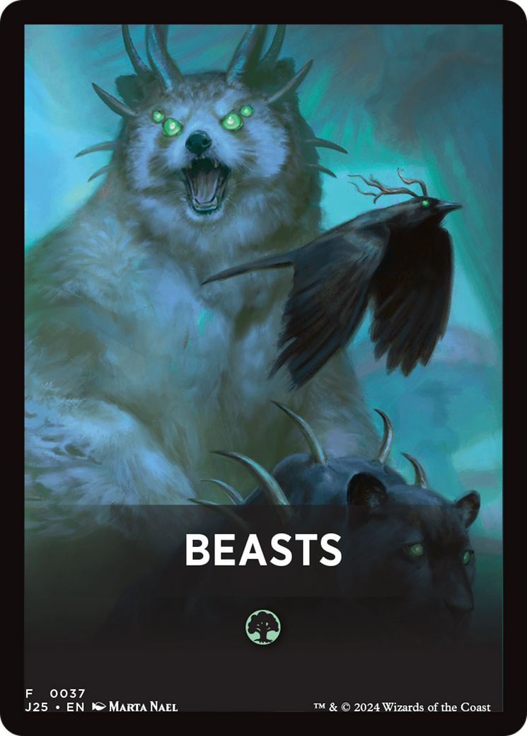 Beasts Theme Card [Foundations Jumpstart Front Cards] | Game Master's Emporium (The New GME)