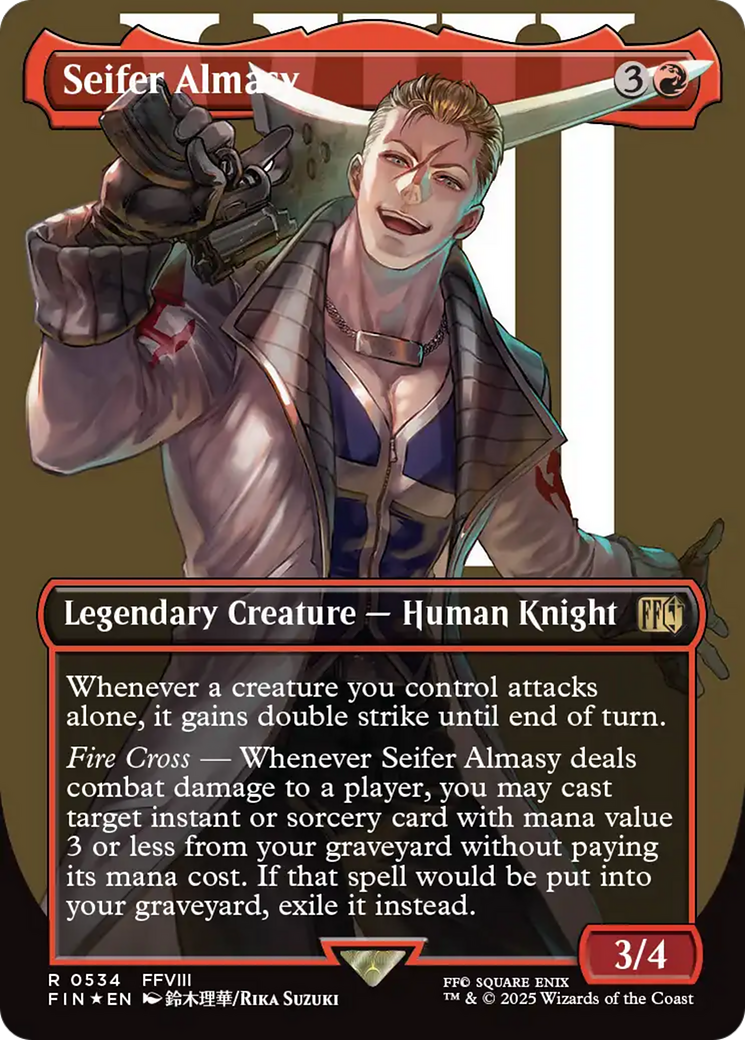 Seifer Almasy (Borderless) (Surge Foil) [FINAL FANTASY] | Game Master's Emporium (The New GME)