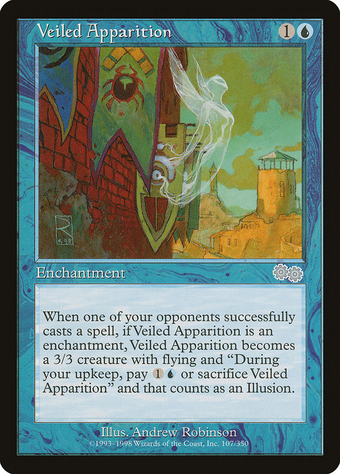 Veiled Apparition [Urza's Saga] | Game Master's Emporium (The New GME)