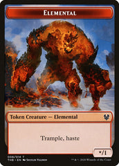 Human Soldier // Elemental Double-Sided Token [Theros Beyond Death Tokens] | Game Master's Emporium (The New GME)