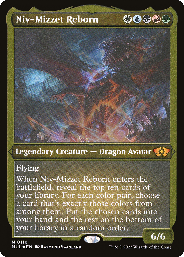 Niv-Mizzet Reborn (Foil Etched) [Multiverse Legends] | Game Master's Emporium (The New GME)