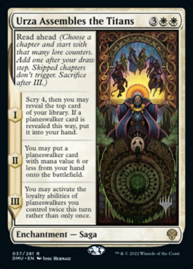 Urza Assembles the Titans (Promo Pack) [Dominaria United Promos] | Game Master's Emporium (The New GME)