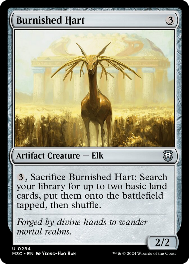 Burnished Hart (Ripple Foil) [Modern Horizons 3 Commander] | Game Master's Emporium (The New GME)