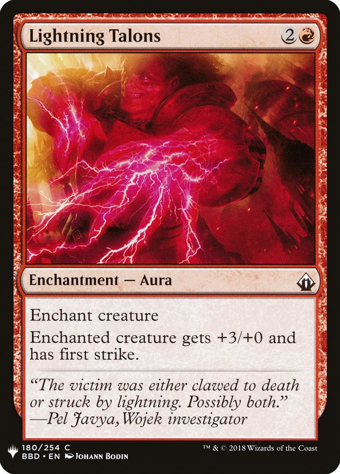 Lightning Talons [Mystery Booster] | Game Master's Emporium (The New GME)