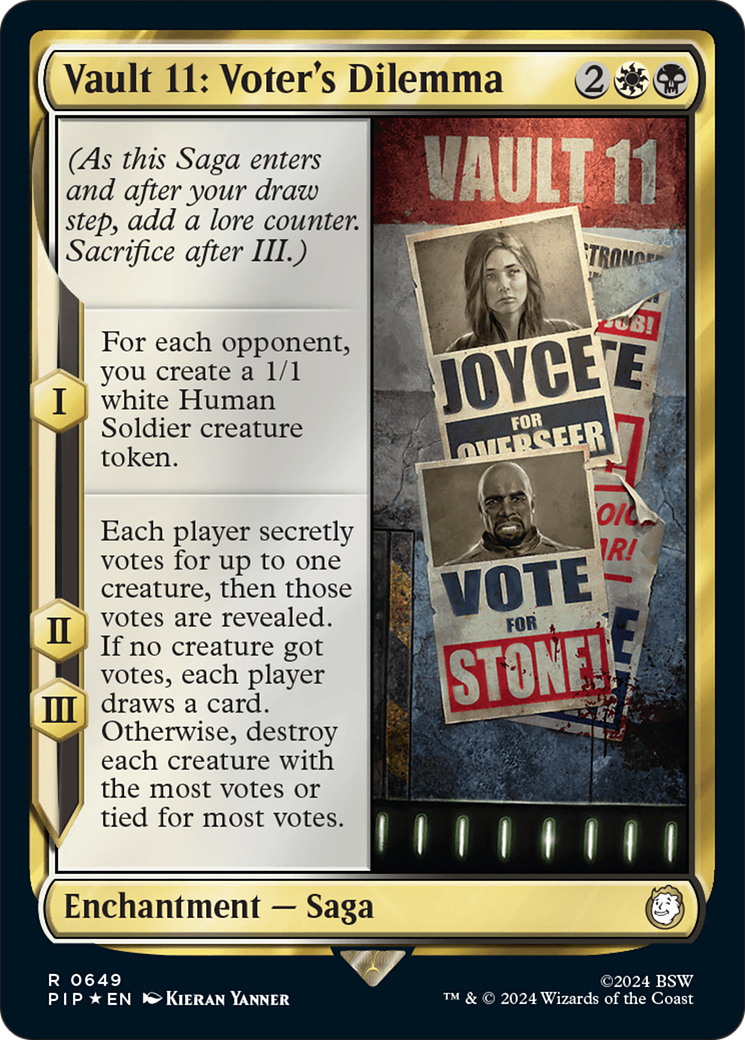 Vault 11: Voter's Dilemna (Surge Foil) [Fallout] | Game Master's Emporium (The New GME)